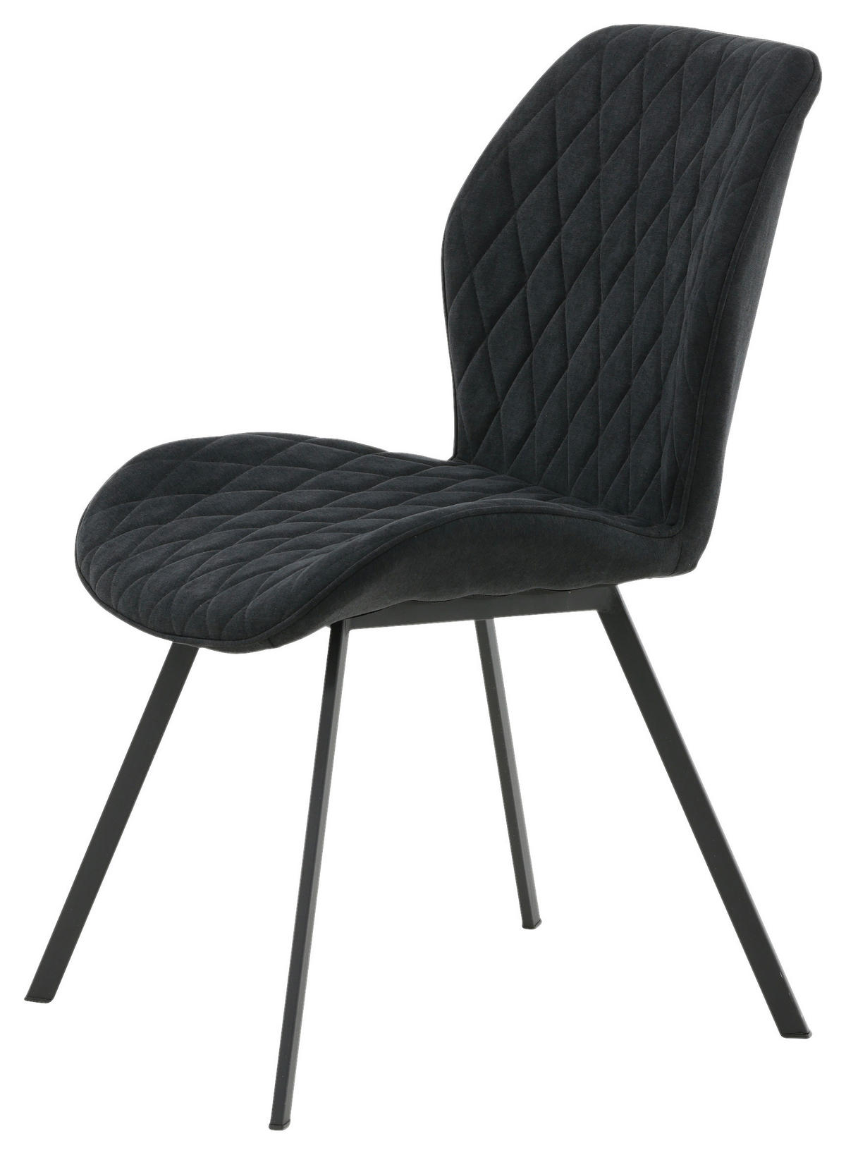STOLSET 2 styck stål textilväv  - svart, Design, metall/textil (50/90/63cm) - Livetastic