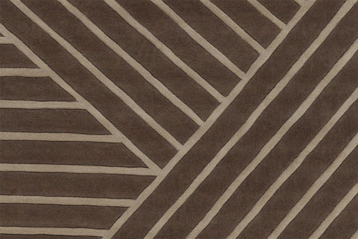 FLACHWEBETEPPICH  Wohnzimmer 120/180 cm Taupe rechteckig  - Taupe, Basics, Textil (120/180cm) - Kayoom