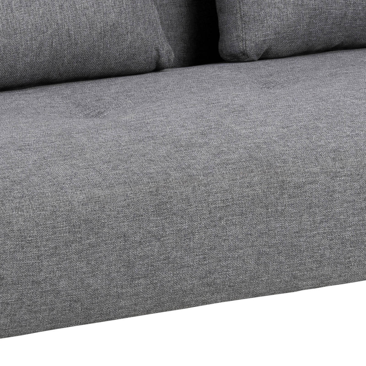 SCHLAFSOFA in Grau, Eichefarben  - Eichefarben/Grau, Design, Holz/Textil (180/74/86cm) - MID.YOU