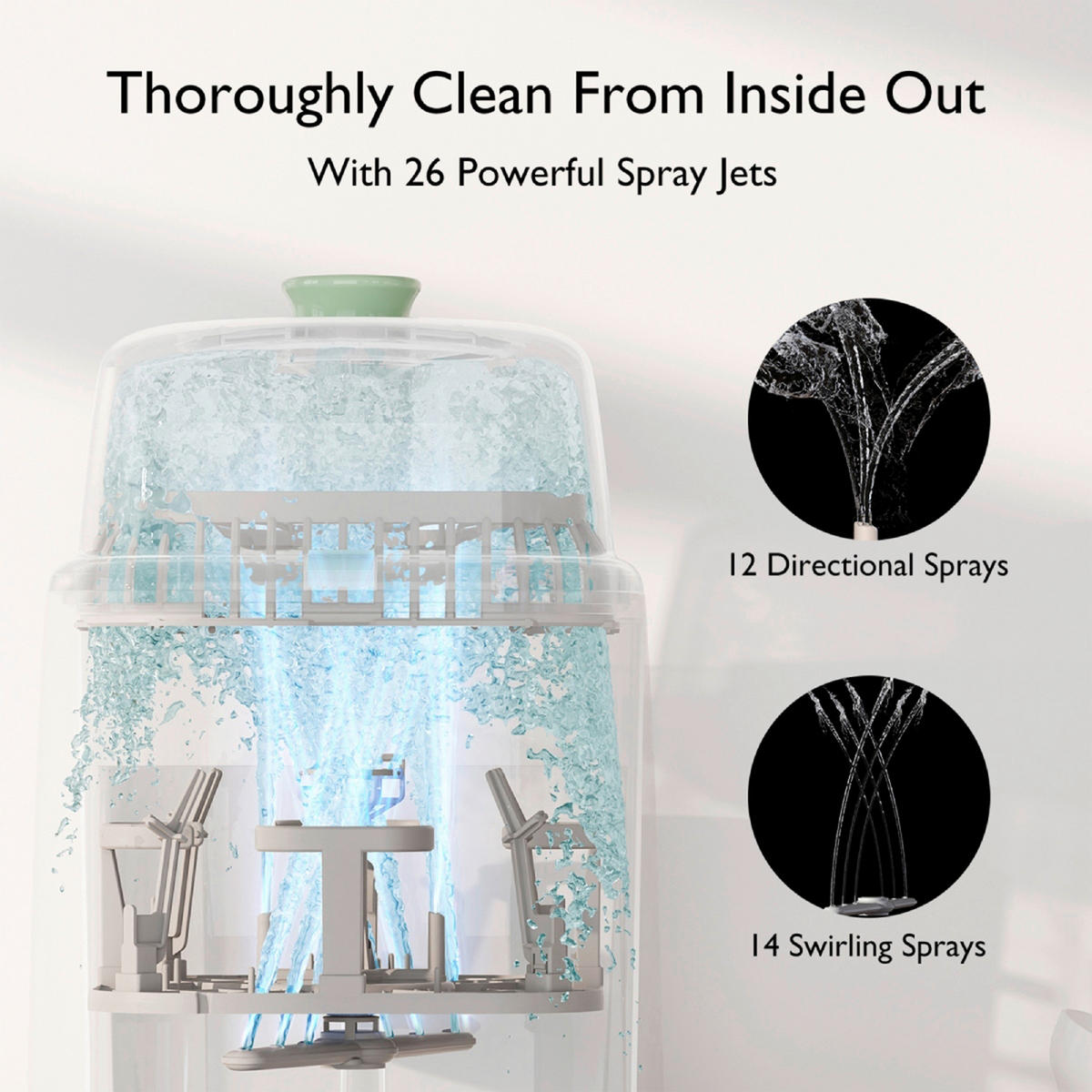 DAMPFSTERILISATOR Sterilisator  - Weiß, Basics, Kunststoff (45/46/33cm) - Momcozy