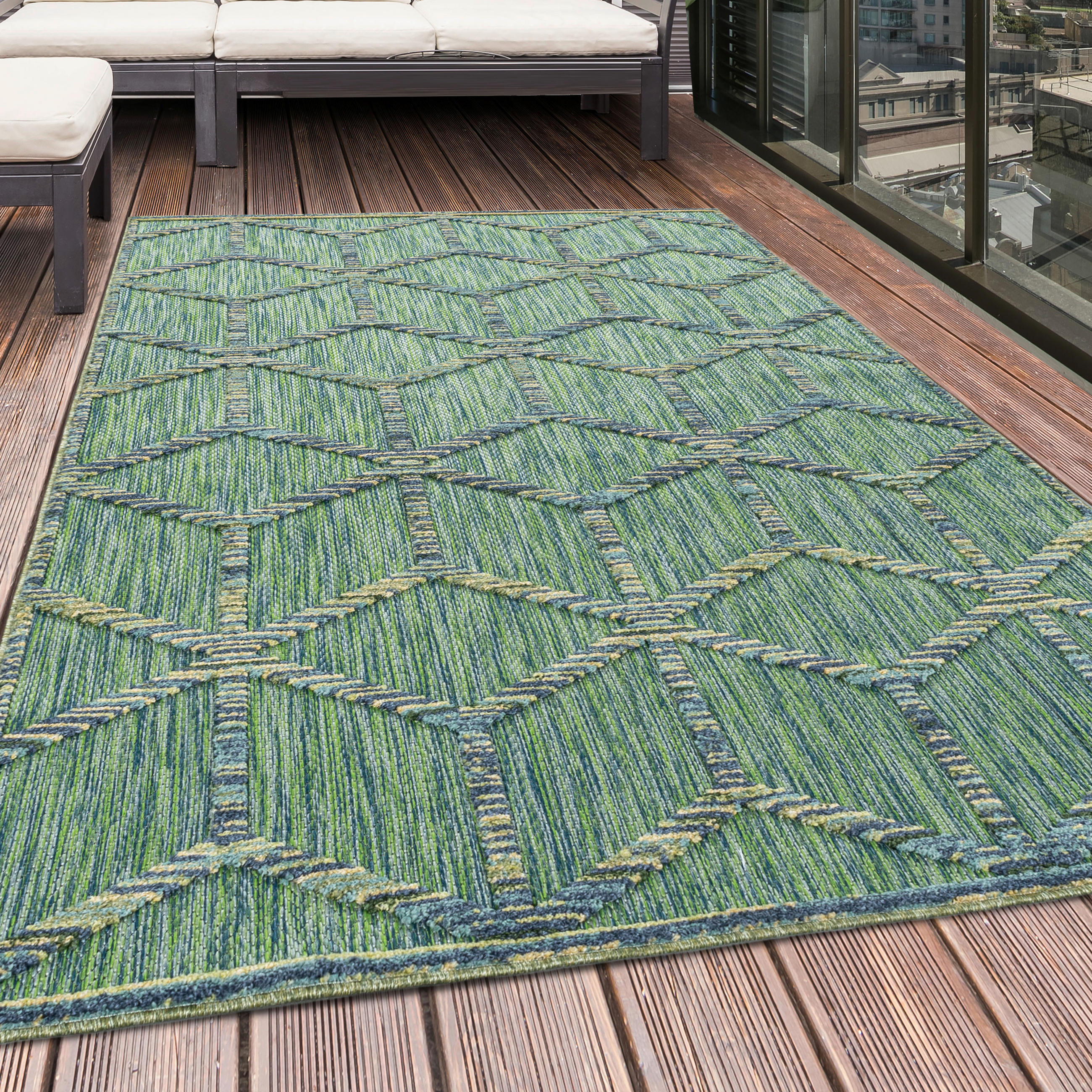 LÖPARE 80/250 cm Bahama  - grön, Design, textil (80/250cm) - Novel