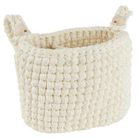 ÚLOŽNÝ KOŠÍK, textil - béžová, Trend, textil (22/10/15cm) - Jimmylee