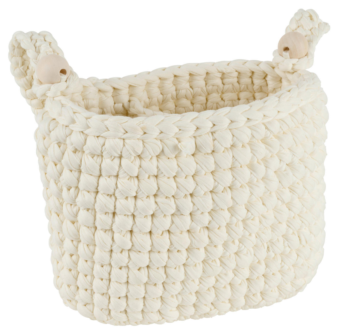 ÚLOŽNÝ KOŠÍK, textil - béžová, Trend, textil (22/10/15cm) - Jimmylee