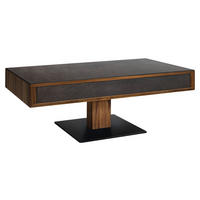 COUCHTISCH in Holz, Keramik 100/60/39,5 cm  - Nussbaumfarben/Schwarz, Design, Holz/Keramik (100/60/39,5cm) - TEAM 7