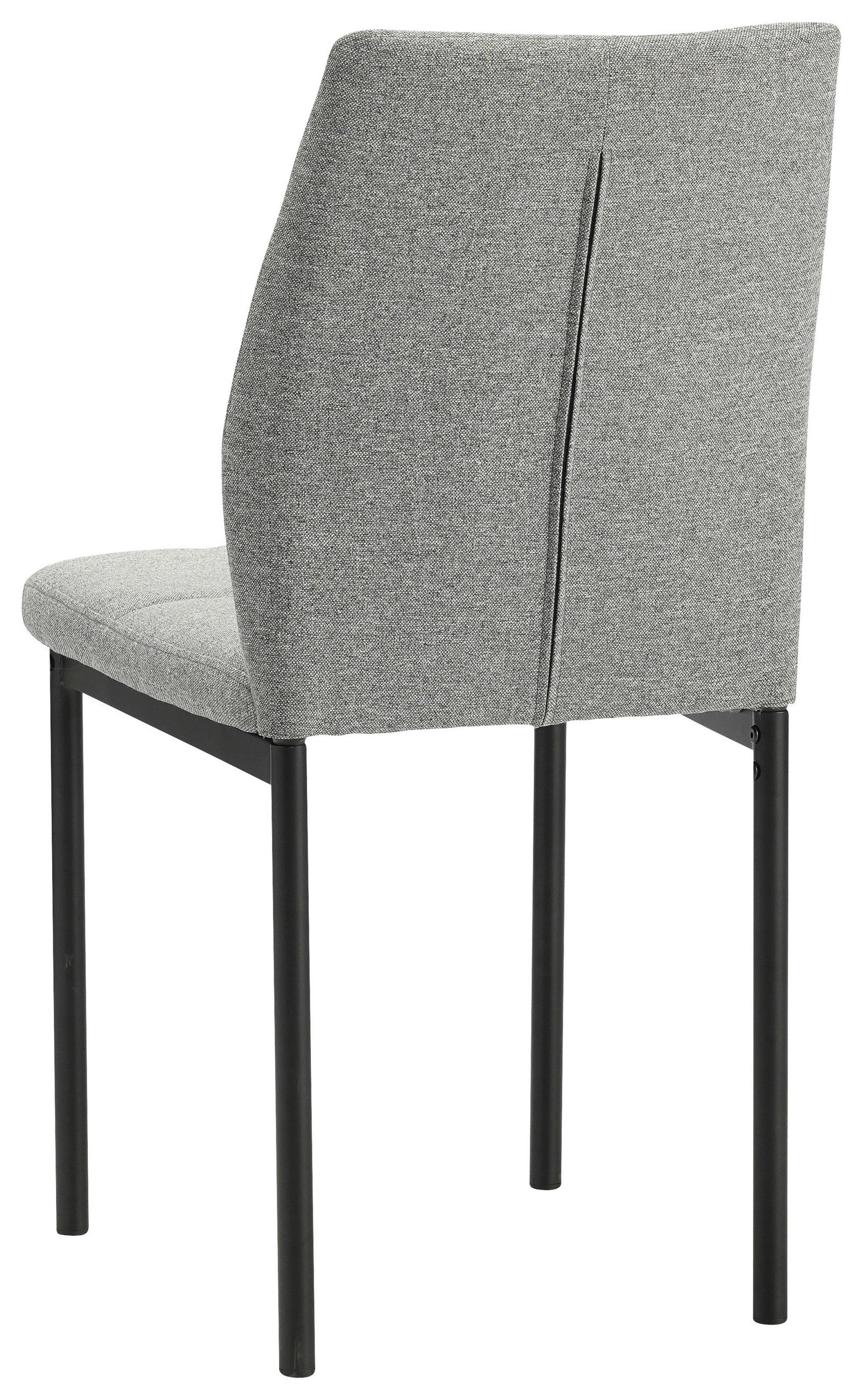 STOLIČKA, 44/90/56 cm - čierna/sivá, Modern, kov/textil (44/90/56cm) - Carryhome