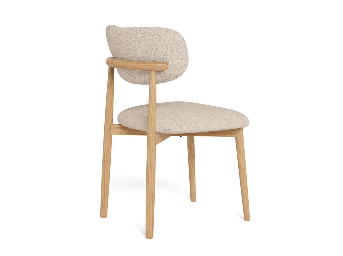 STUHL   Flachgewebe  - Eichefarben/Beige, MODERN, Holz/Textil (49/80/51cm) - MID.YOU