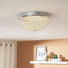 LED-DECKENLEUCHTE - Chromfarben, LIFESTYLE, Metall (40/20cm) - Glandor