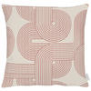 KISSENHÜLLE 45/45 cm  - Rosa/Naturfarben, Design, Textil (45/45cm) - Apelt