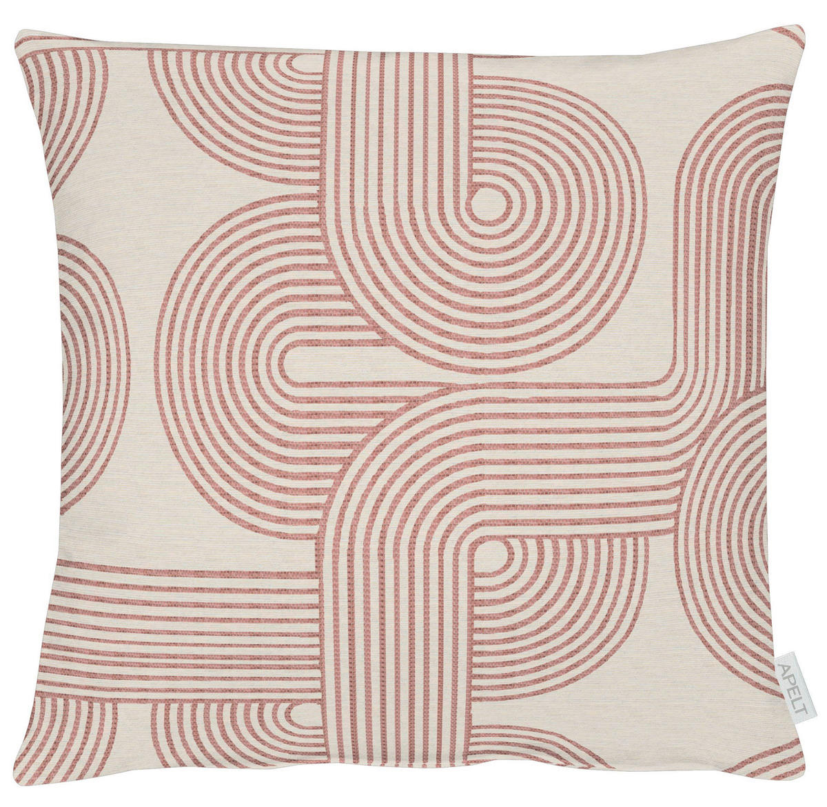 KISSENHÜLLE 45/45 cm  - Rosa/Naturfarben, Design, Textil (45/45cm) - Apelt