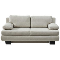 SCHLAFSOFA in Textil Beige  - Wengefarben/Beige, Design, Holz/Textil (203/94/100cm) - Novel
