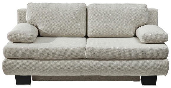 SCHLAFSOFA Beige - Wengefarben/Beige, Design, Holz/Textil (203/94/100cm) - Novel