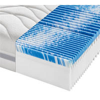 KOMFORTSCHAUMMATRATZE PERFECT TOUCH KS 100/200 cm Höhe ca. 22 cm 7 -Zonen - Weiß, KONVENTIONELL, Textil (100/200cm) - Sleeptex