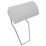 KOPFSTÜTZE - Silberfarben, KONVENTIONELL, Textil (55/28/18cm) - Hom`in