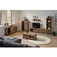 SIDEBOARD 175/80/40 cm  in Naturfarben, Hellbraun  - Hellbraun/Schwarz, Design, Glas/Holz (175/80/40cm) - Carryhome