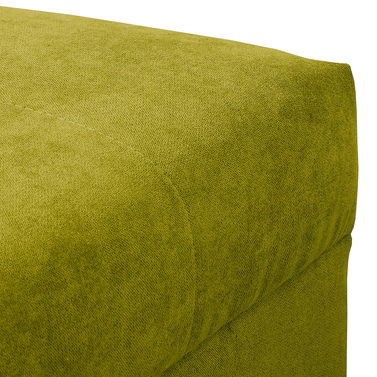 ECKSOFA inkl. Hocker Ariella in Mikrofaser Hellgrün  161/231 cm  - Naturfarben/Hellgrün, Design, Holz/Textil (161/231cm) - Livetastic