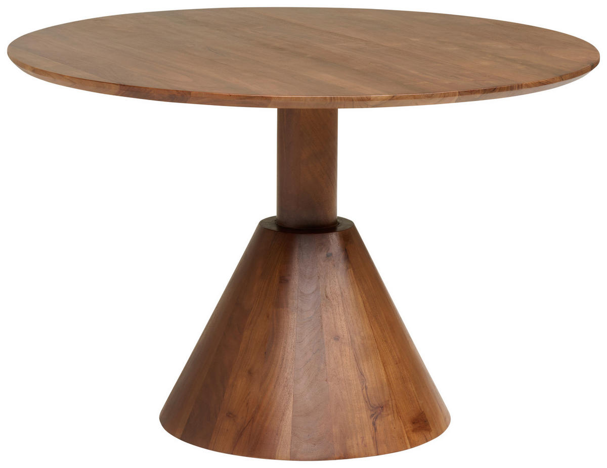 ESSTISCH 115/115/76 cm Echtholz  Holz gastro- und objekttauglich rund Akaziefarben  - Akaziefarben, MODERN, Holz (115/115/76cm) - P & B