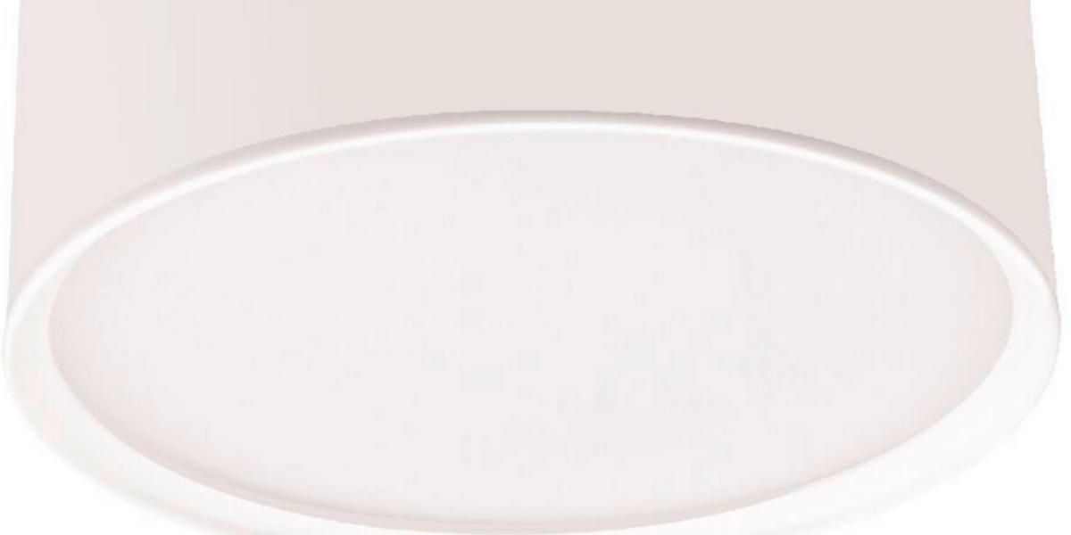 LED-DECKENLEUCHTE     - Weiss, Basics, Metall (5.7/9/9cm)