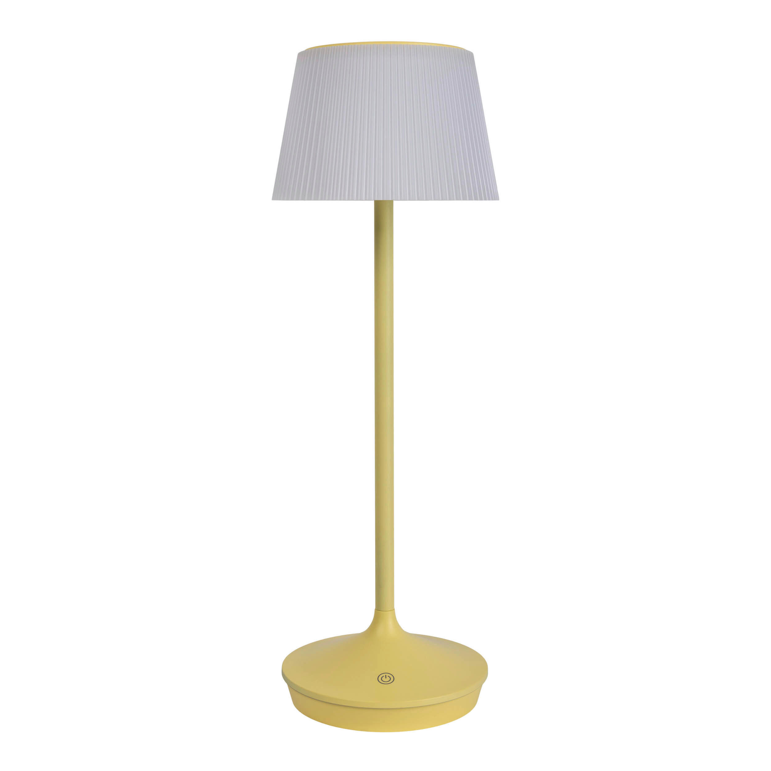 SOLARLEUCHTE EMMI 13/38 cm   - Gelb/Weiß, Trend, Kunststoff/Metall (13/38cm) - Näve