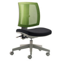 OTOČNÁ STOLIČKA PRE MLÁDEŽ, sivá, zelená, čierna - čierna/sivá, Basics, kov/plast (59/84-97/65cm) - Stylife