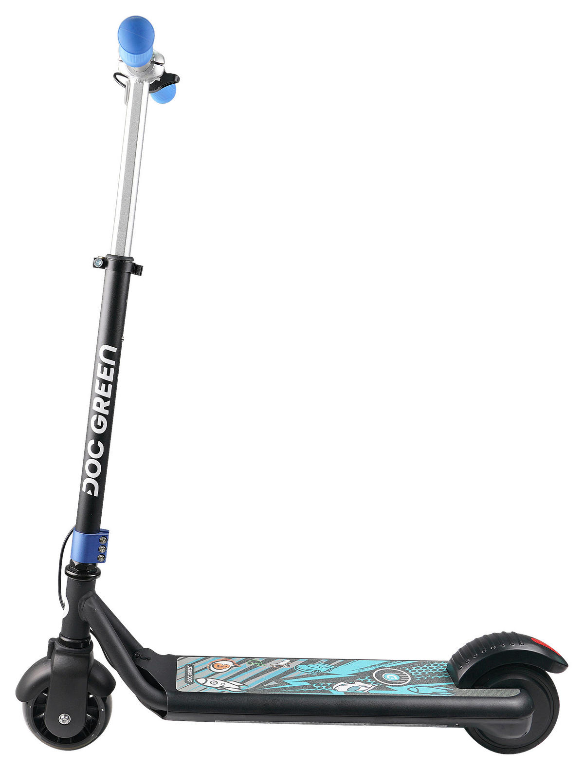 KIDS E-SCOOTER 22 DOC GREEN  - Hellblau, KONVENTIONELL, Kunststoff/Metall (72/84/39cm) - Atrigo
