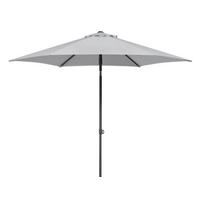 SONNENSCHIRM   - Anthrazit/Silberfarben, Basics, Textil/Metall (270/270/246cm) - Schneider