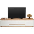 LOWBOARD  in 180/50/42 cm  - Schwarz/Weiß, MODERN, Holzwerkstoff (180/50/42cm) - Carryhome