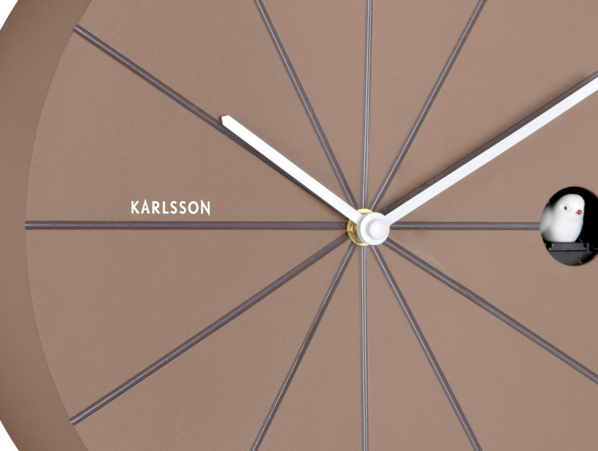 UHR  Mokka 29 cm  - Mokka, Basics, Kunststoff (29cm) - Karlsson