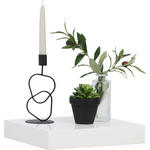 WANDBOARD in 30/5/25 cm Weiß Hochglanz  - Weiß Hochglanz, Basics, Holzwerkstoff (30/5/25cm) - Xora