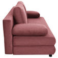 SCHLAFSOFA Taras  mit Stoffauswahl Webstoff Altrosa  - Schwarz/Altrosa, Design, Kunststoff/Textil (197/77/81cm) - Xora