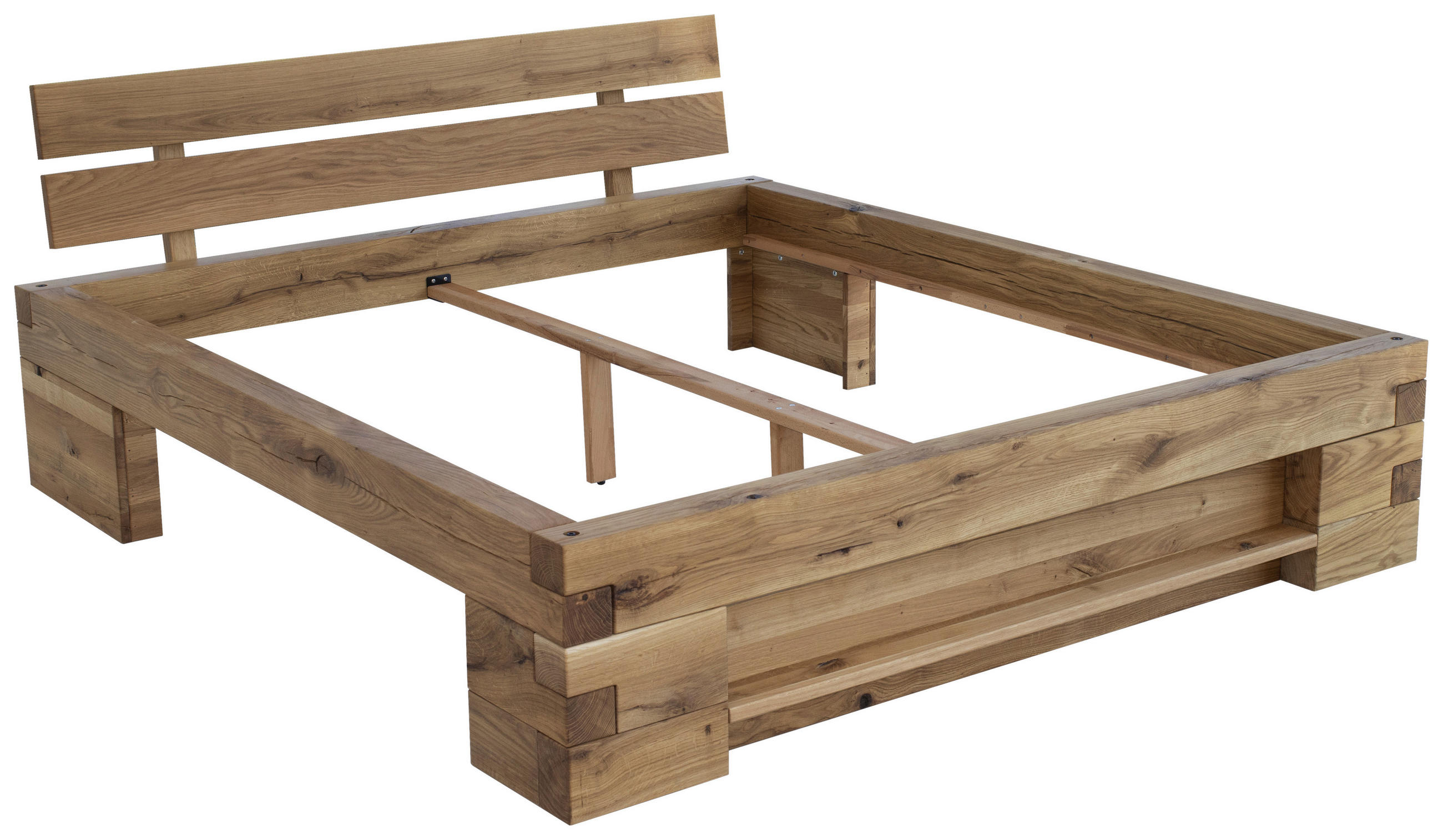 Linea Natura POSTEL, 180/200 cm, dřevo, barvy dubu