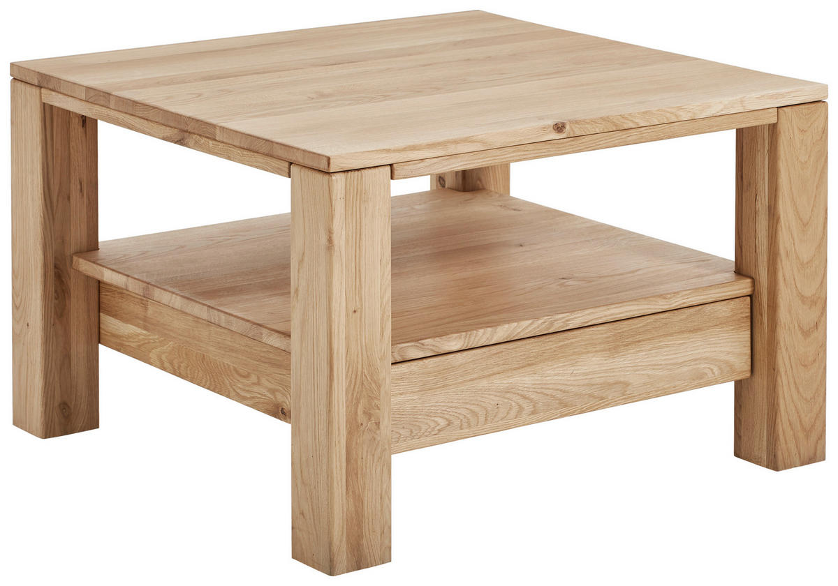 KONFERENČNÝ STOLÍK, farba duba, drevo, 70/70/47,5 cm - farba duba, Konventionell, drevo (70/70/47,5cm) - Linea Natura