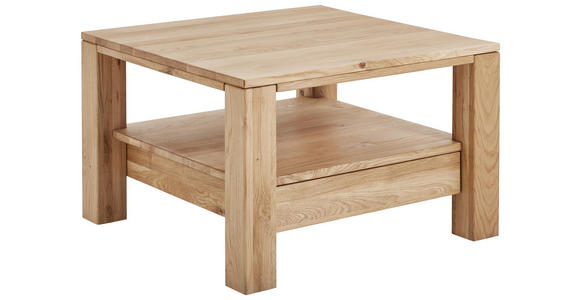 COUCHTISCH in Holz 70/70/47,5 cm  - Eichefarben, KONVENTIONELL, Holz (70/70/47,5cm) - Linea Natura