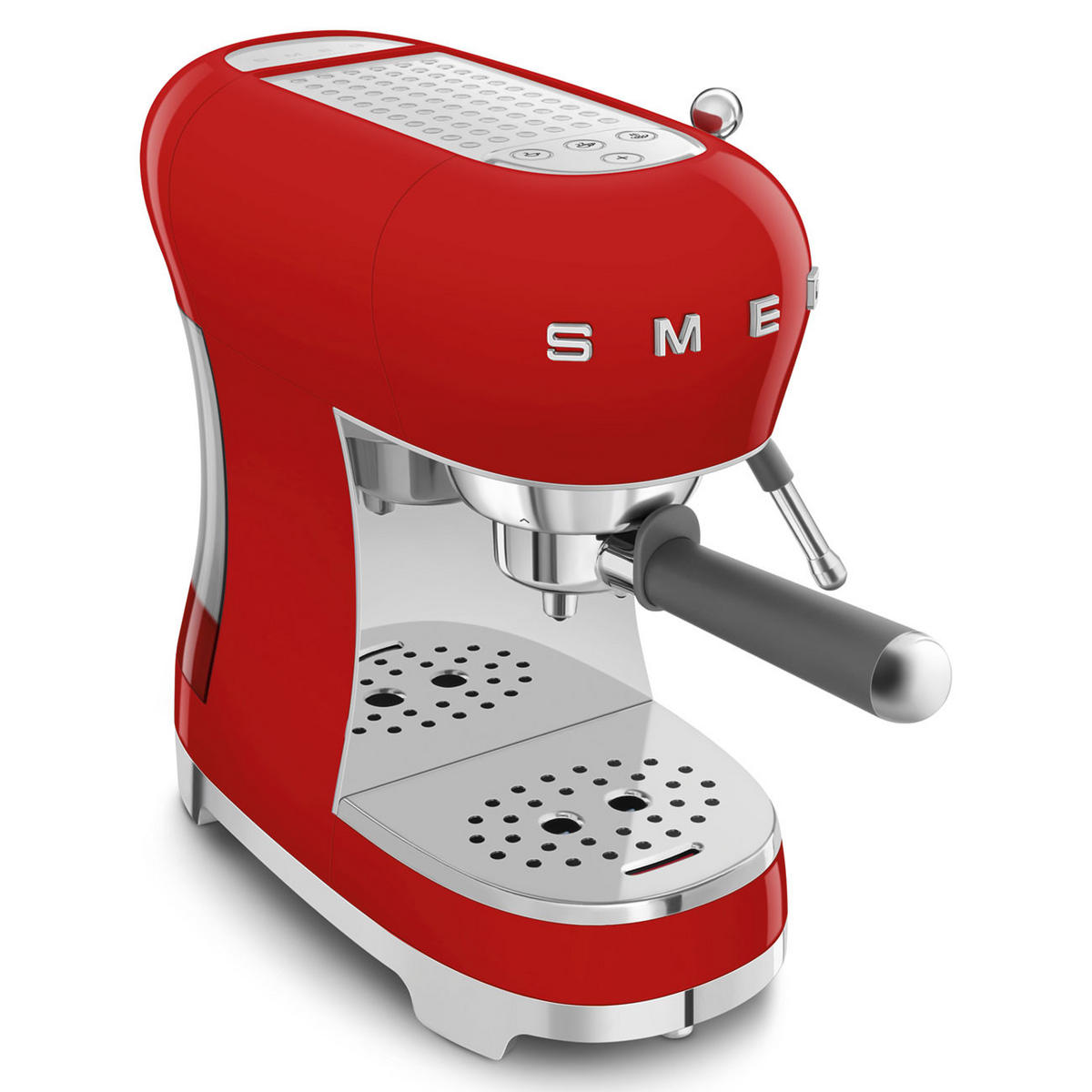 ESPRESSOMASCHINE 50´s Style  - Rot, Design, Kunststoff/Metall (14,9/33/32,9cm) - SMEG