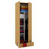 MEHRZWECKSCHRANK 70/198/39 cm  in Buchefarben  - Buchefarben/Silberfarben, MODERN, Holzwerkstoff/Kunststoff (70/198/39cm) - MID.YOU