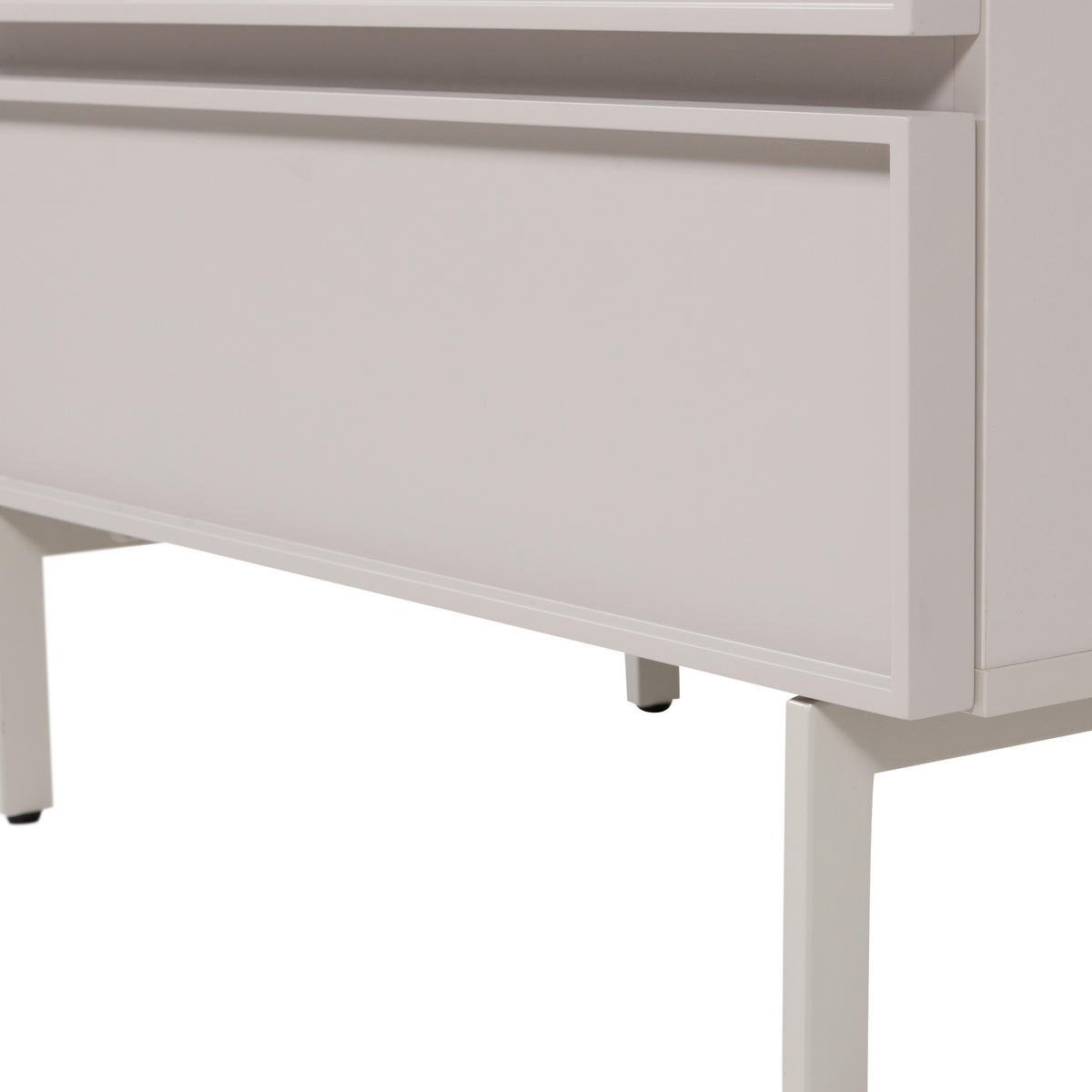 KOMMODE Tours, 70/102/42 cm, 4 Schublade(n)  - Sandfarben, Design, Holzwerkstoff/Metall (70/102/42cm) - Livetastic