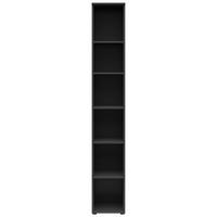 REGAL Graphitfarben  - Anthrazit/Graphitfarben, MODERN, Holzwerkstoff/Kunststoff (30/195/40cm) - Carryhome