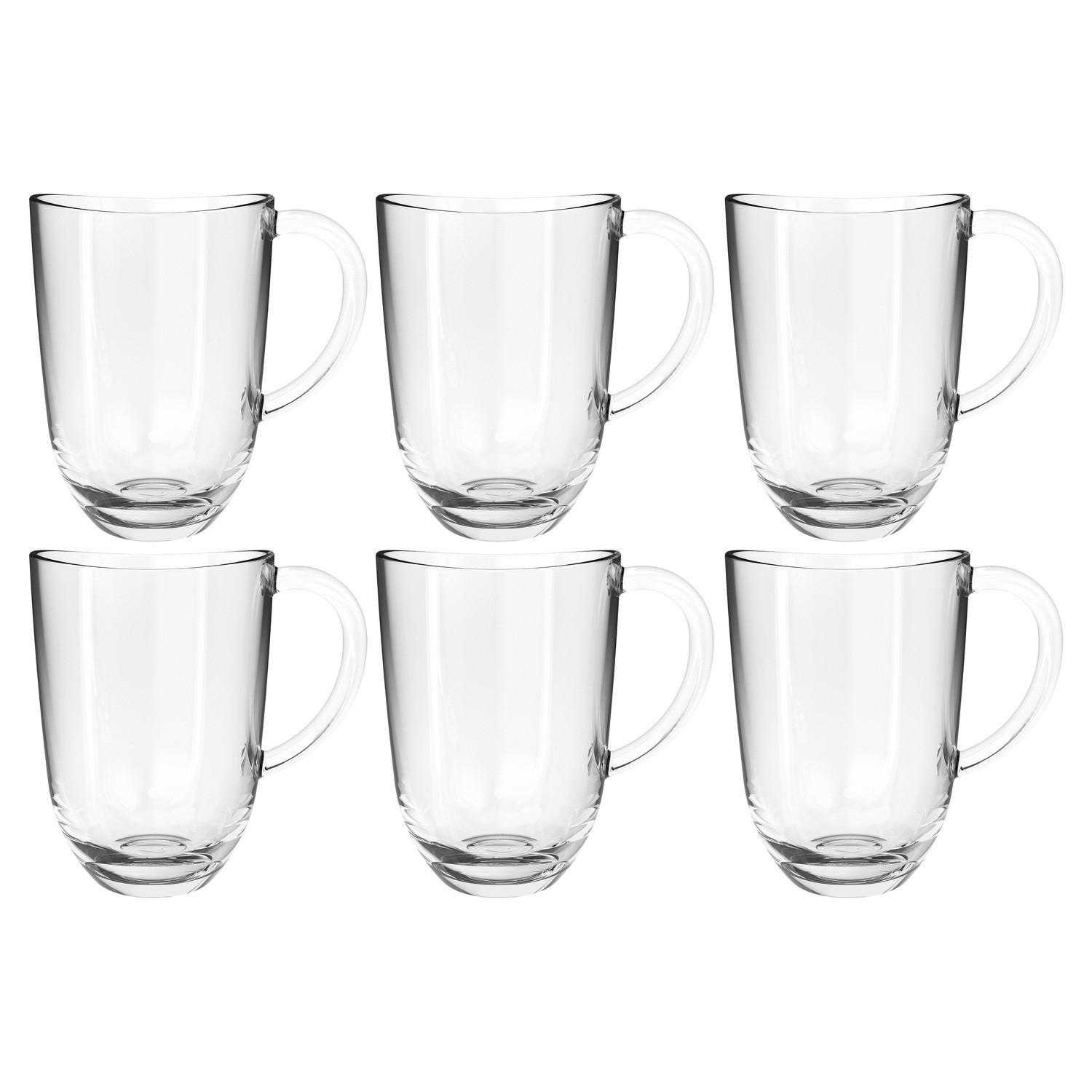 GLÄSERSET Napoli 6-teilig  - Transparent, Basics, Glas (380ml) - Leonardo