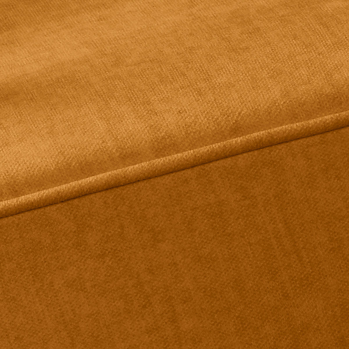 ECKSOFA Laura Bernsteinfarben Mikrofaser  - Bernsteinfarben/Creme, Design, Holz/Textil (284/182cm) - P & B