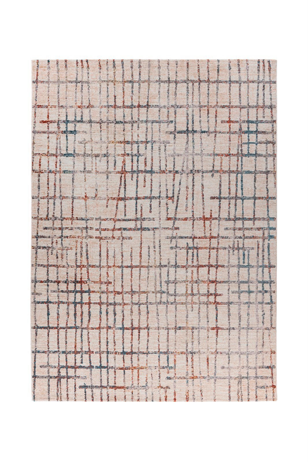 FLACHWEBETEPPICH 80/150 cm  - Multicolor/Creme, KONVENTIONELL, Textil (80/150cm)