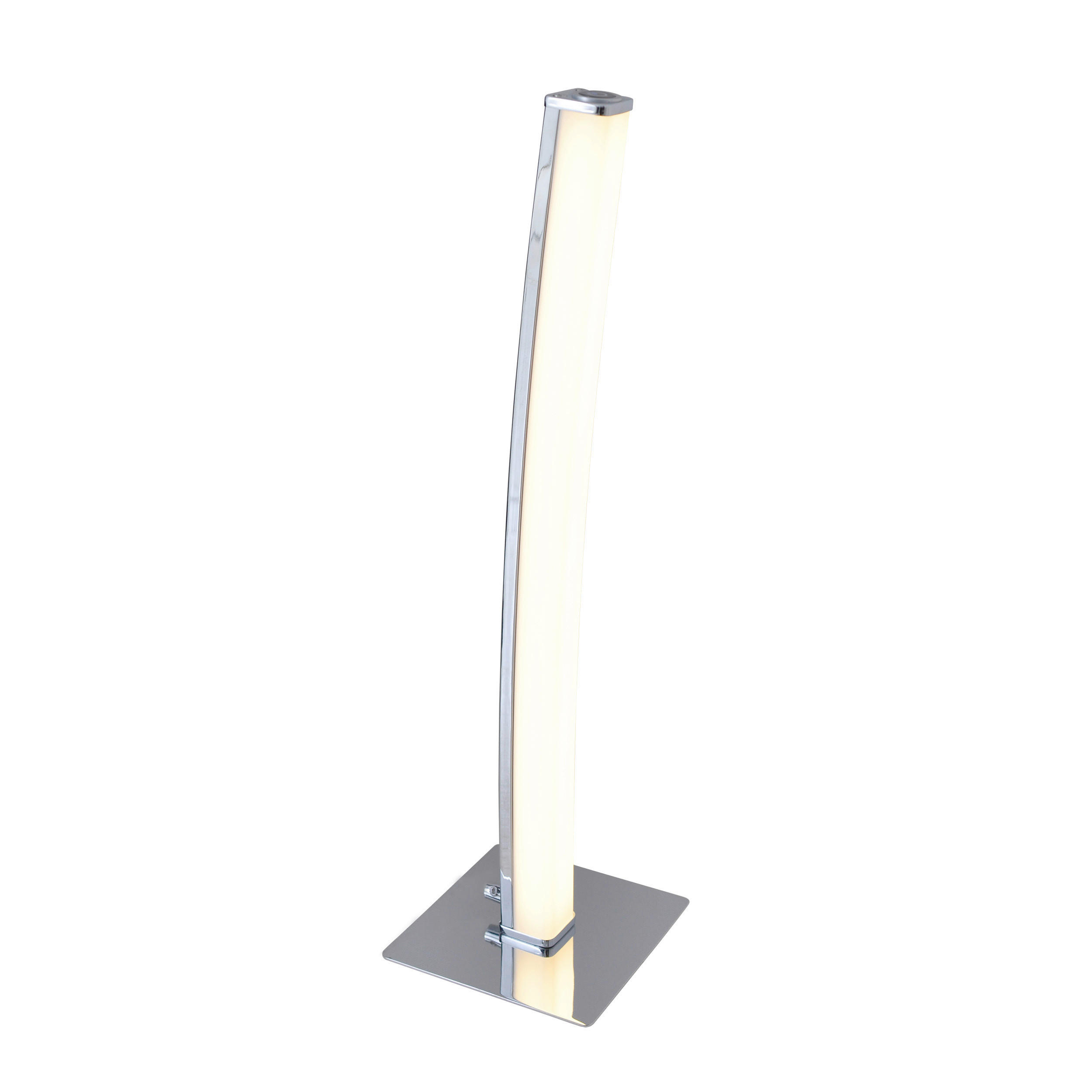 LED-TISCHLEUCHTE   - Chromfarben, Basics, Kunststoff/Metall (50cm) - Näve