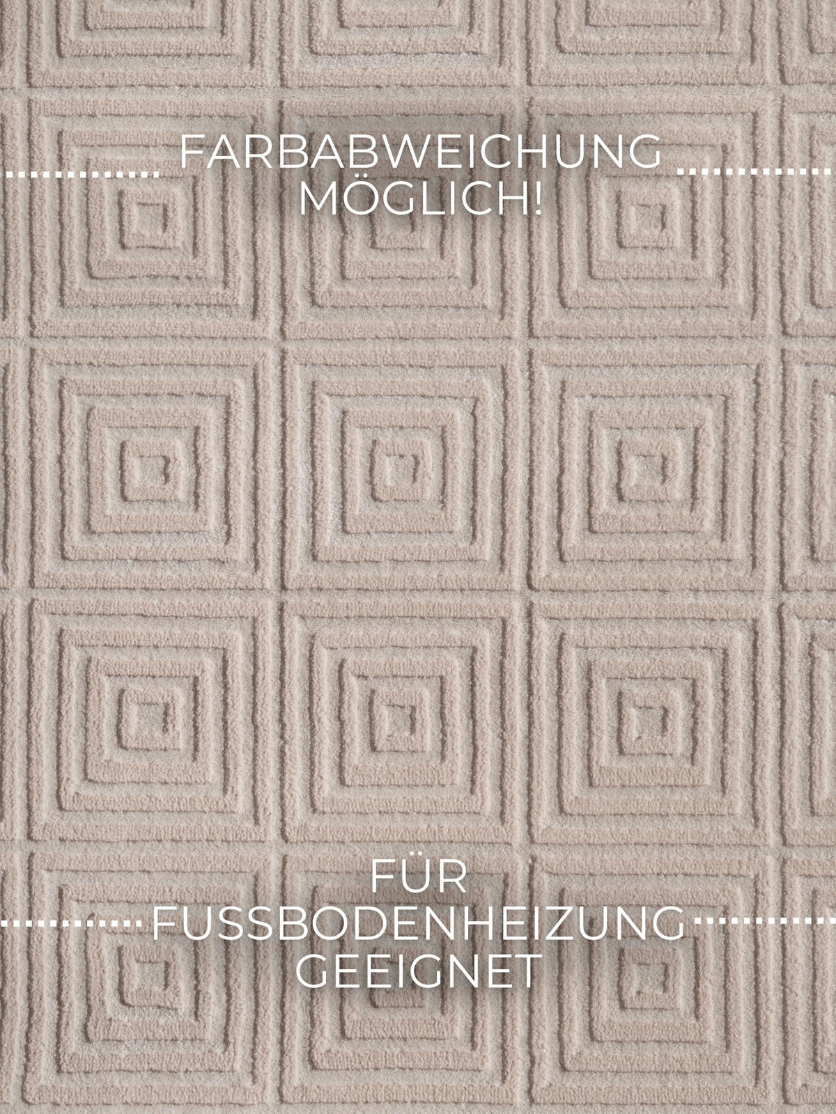LÄUFER 80/240 cm Perles  - Beige/Creme, Basics, Kunststoff (80/240cm) - Elle Decoration