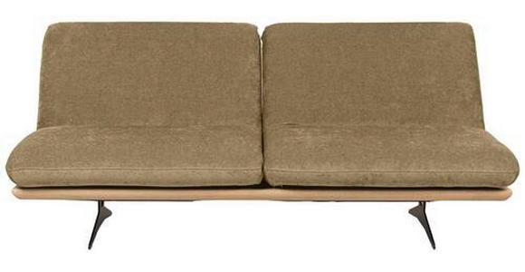 SCHLAFSOFA in Mikrofaser Grün  - Grün, Design, Holz/Textil (204/92/90cm) - Dieter Knoll