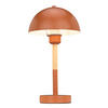 TISCHLEUCHTE Danta Clarita 20/38 cm   - Orange/Naturfarben, KONVENTIONELL, Holz/Metall (20/38cm) - Novel
