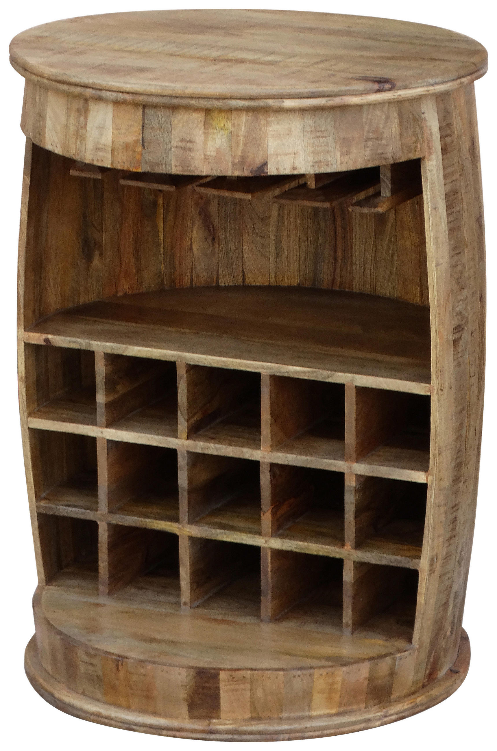 BAR prirodna boja - prirodna boja, Dizajnerski, drvo (65/88/65cm) - Ambia Home