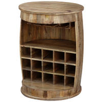 BAR  prirodna boja   - prirodna boja, Dizajnerski, drvo (65/88/65cm) - Ambia Home