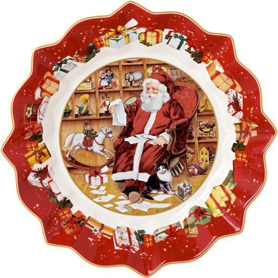 Villeroy & Boch Schale Toys Fantasy Rot, Weiß 4 cm