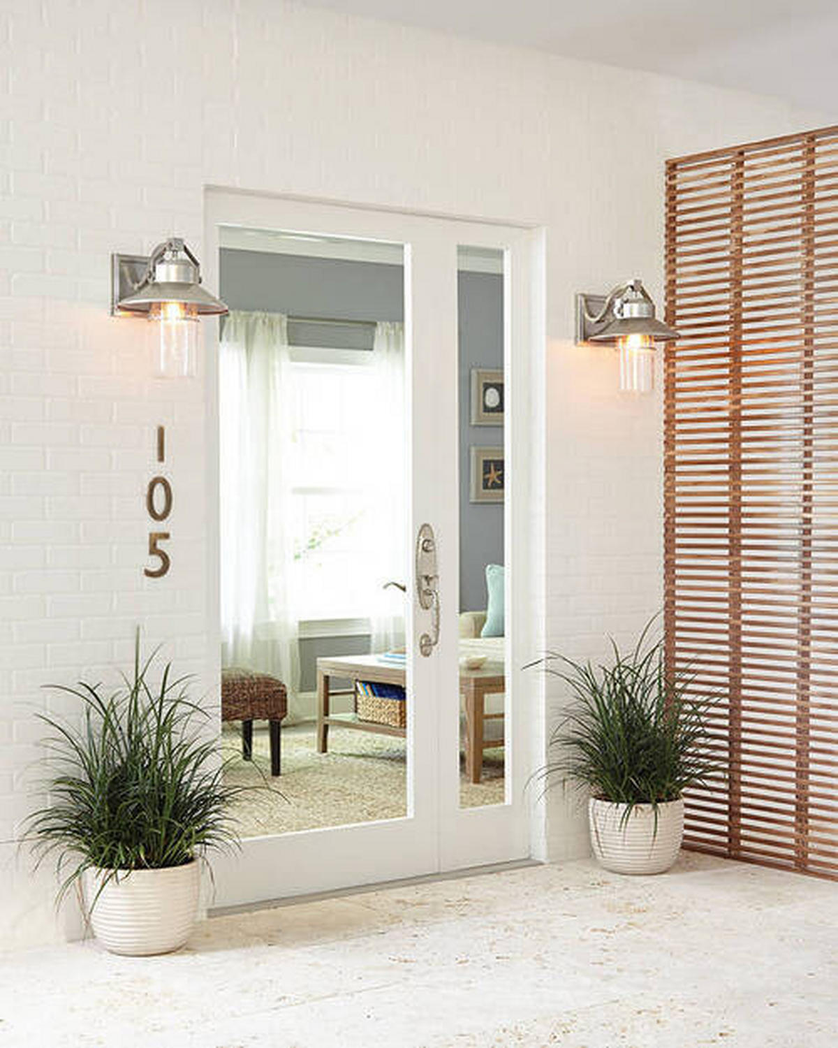 ZUNANJA STENSKA SVETILKA  Elstead Boynton   31.6/36,5/39 cm          - siva, Konvencionalno, umetna masa/steklo (31.6/36,5/39cm) - Elstead Lighting