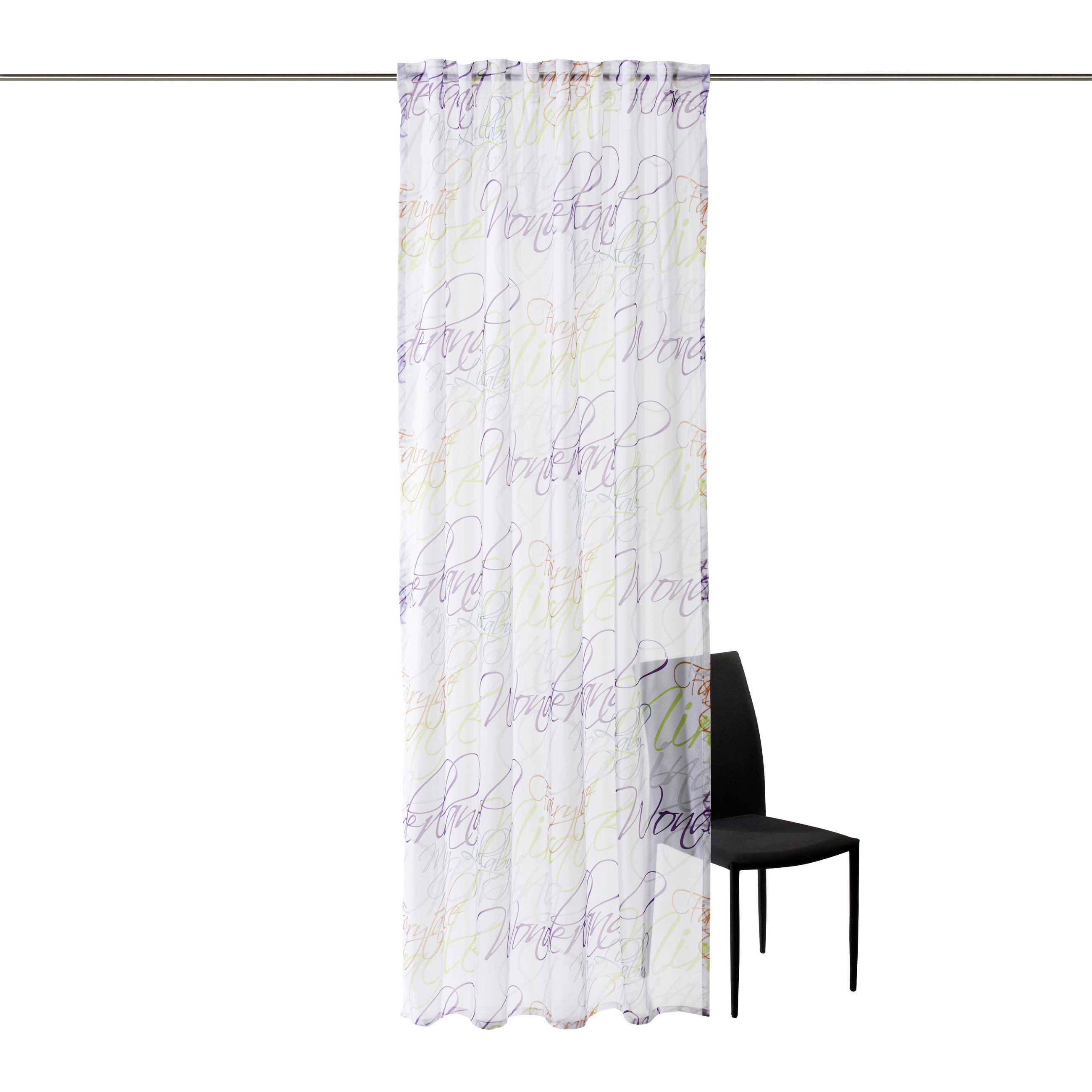 FERTIGVORHANG transparent 140/255 cm   - Multicolor, Basics, Textil (140/255cm) - Esposa