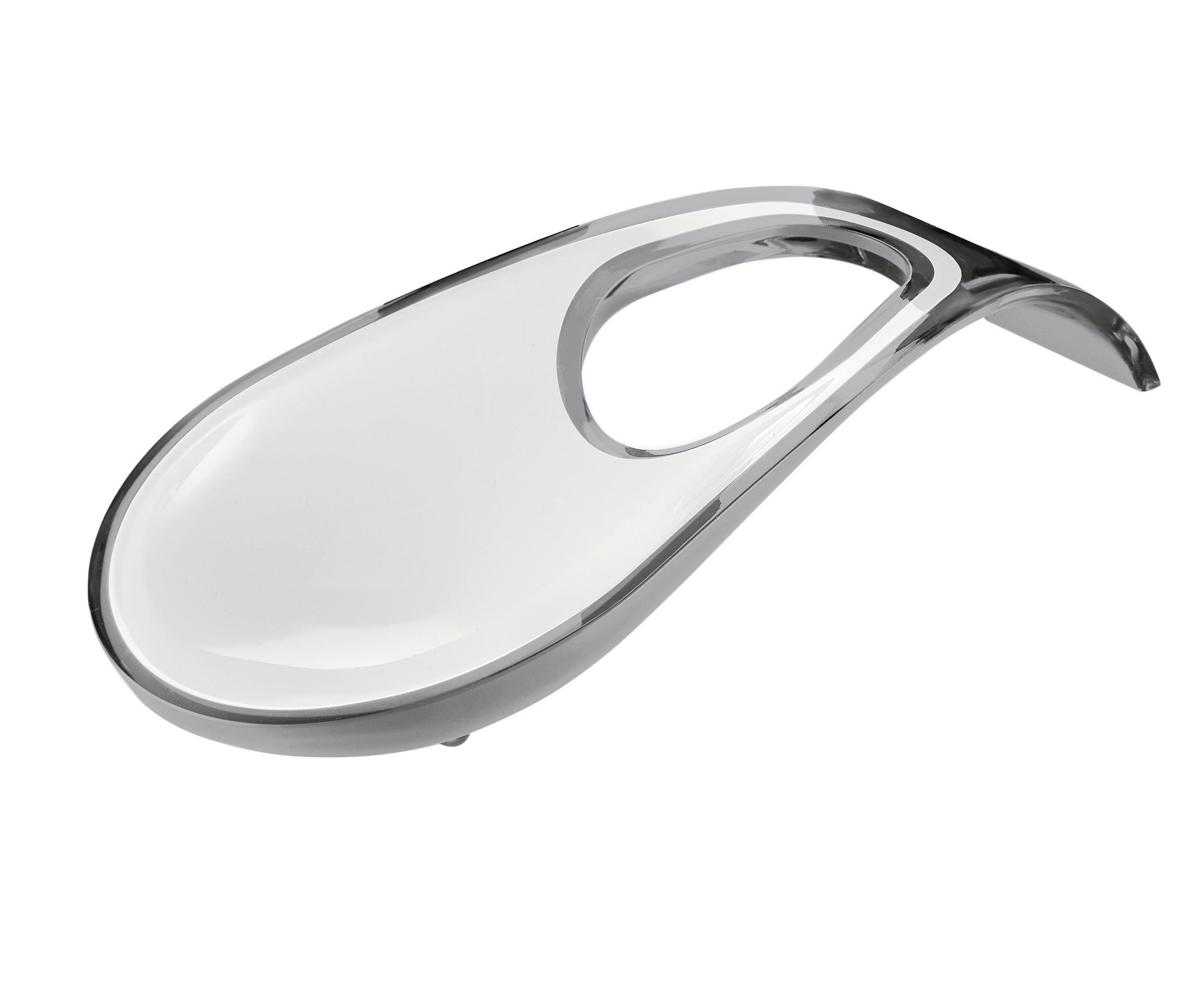 PODLOGA ZA KUHAČU - bijela/siva, Konvencionalno, plastika (24/4,50/11cm) - GUZZINI