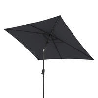 SONNENSCHIRM  250/200 cm  - Anthrazit, Basics, Textil/Metall (250/200cm) - Doppler